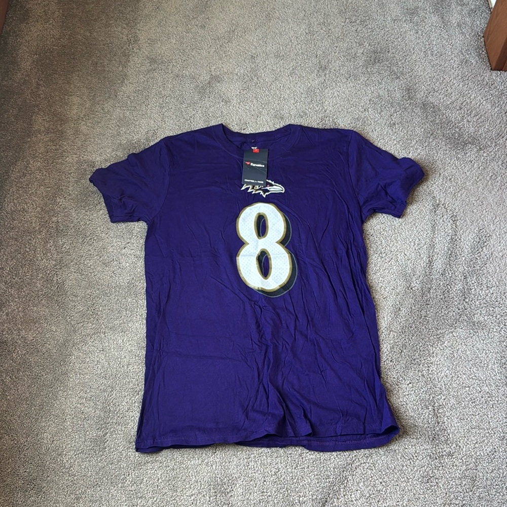 Fanatics Baltimore Ravens Lamar Jackson T-Shirt SIZE M